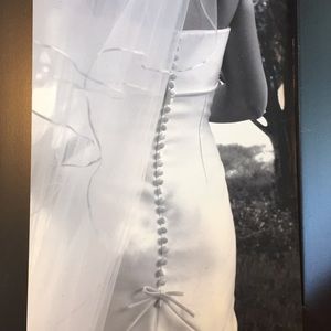 Pronovias  strapless wedding gown.